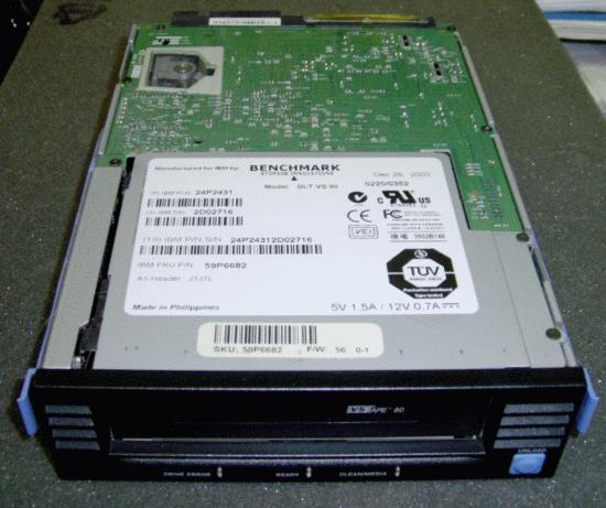 IBM 24P2431 40/80GB DLT VS80 Internal SCSI LVD