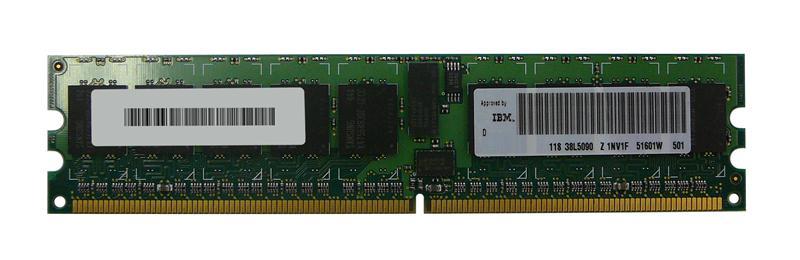 IBM 256MB DDR2-400 PC2-3200R 1Rx8 ECC Reg RAM PN: 90P1123 (Micron MT9H