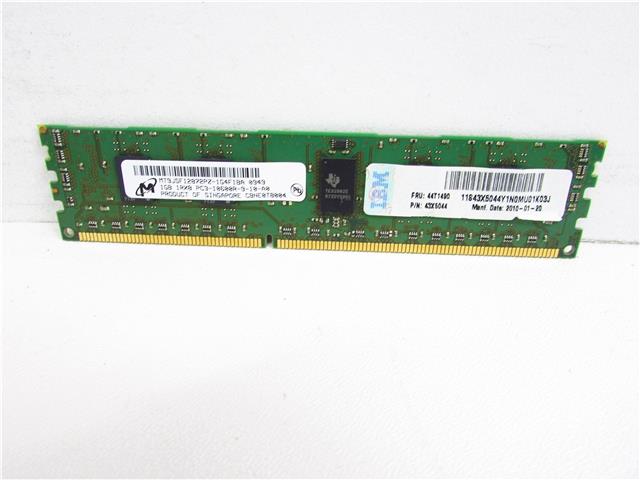 IBM 44T1490 1GB (1x1GB) ECC PC3-10600 DDR3 1333MHz Server Memory