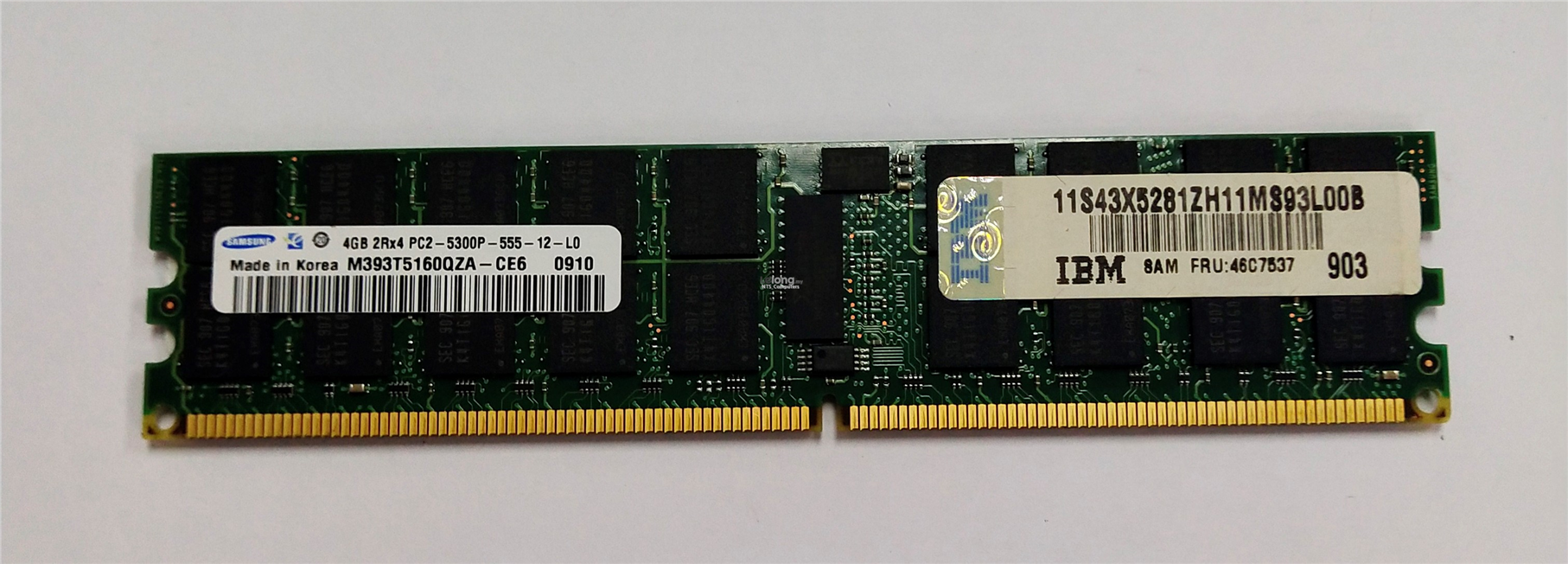 IBM 4GB DDR2 PC2-5300 667MHz ECC Reg (46C7537)