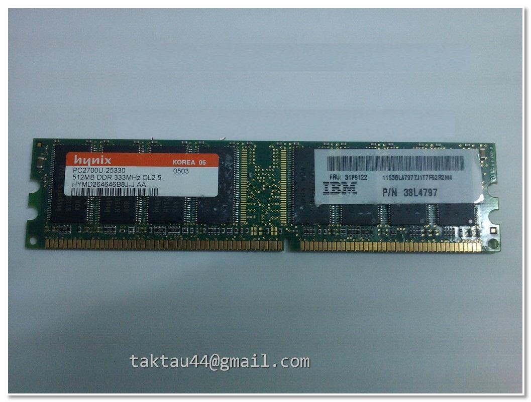 IBM Hynix 512MB DDR333 CL 2.5 Ram