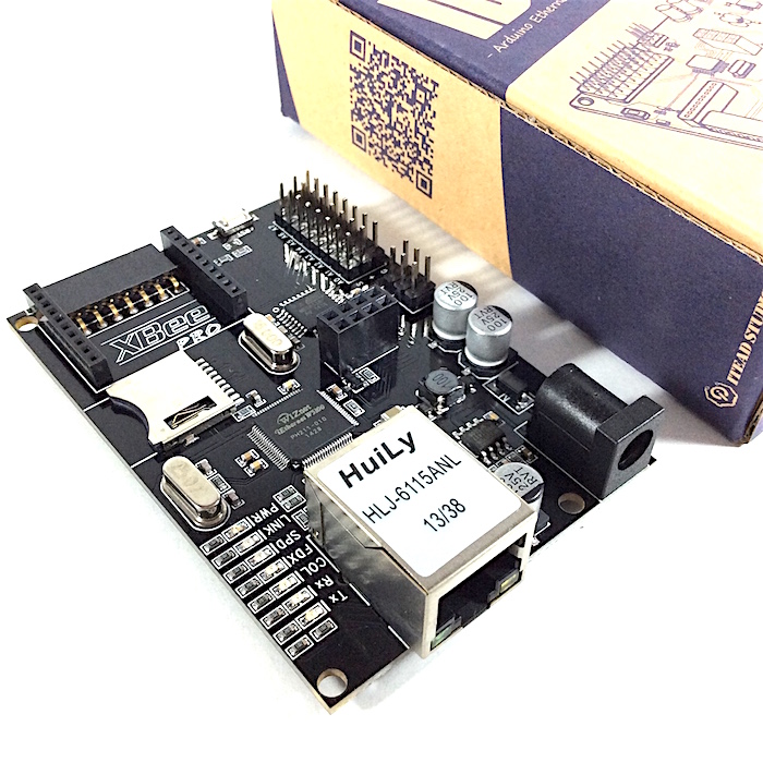 IBoard Arduino ATMega328 Board With WIZnet POE Ethernet Port For Home