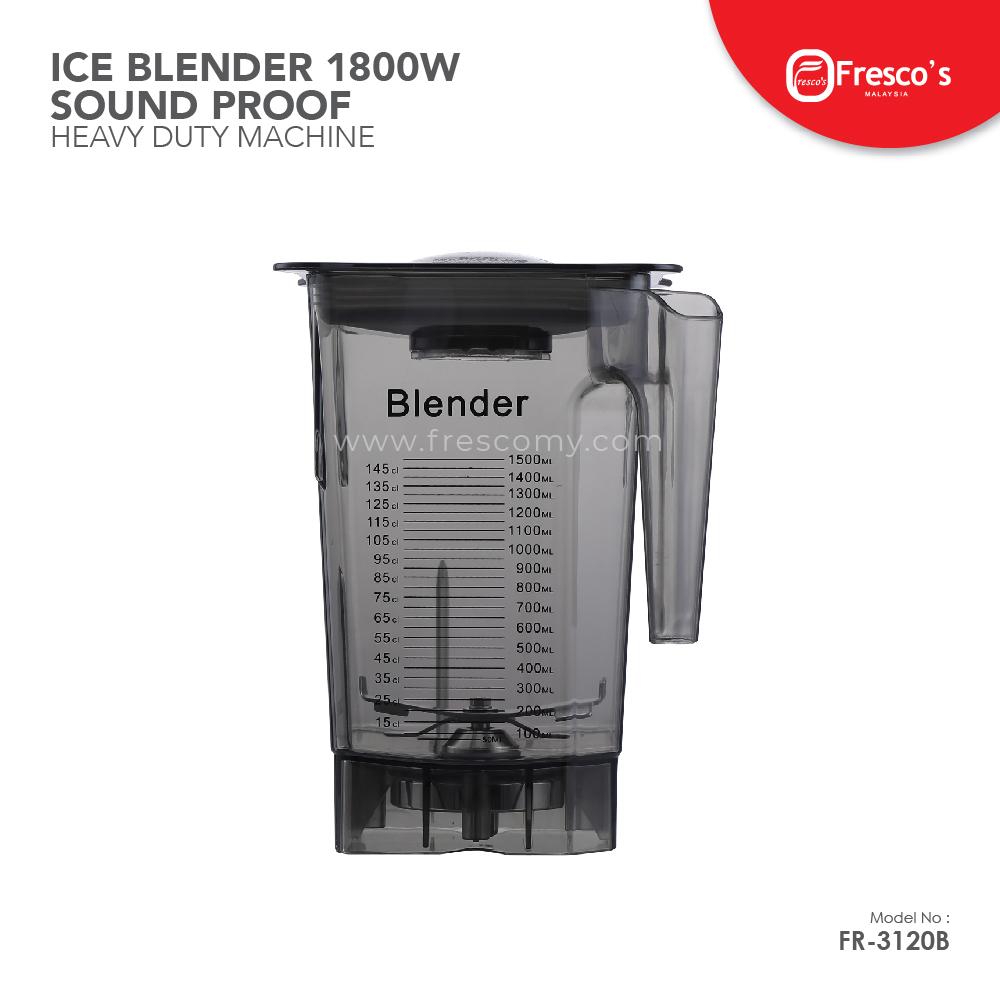 Ice Blender Machine Digital 1800w Sound Proof Premium Commercial