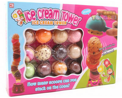 ice cream scoop stacking game