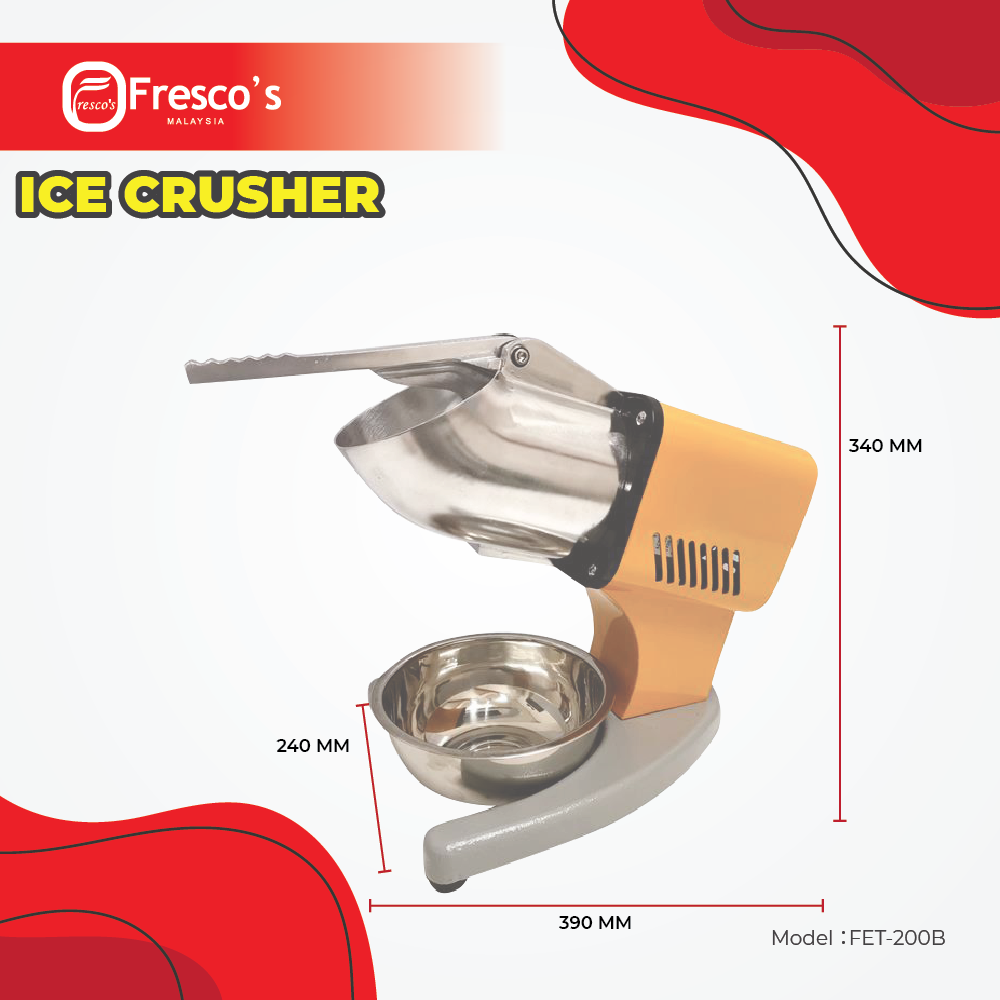 ICE CRUSHER STEEL BODY & STAINLESS (end 2/13/2023 1207 PM)