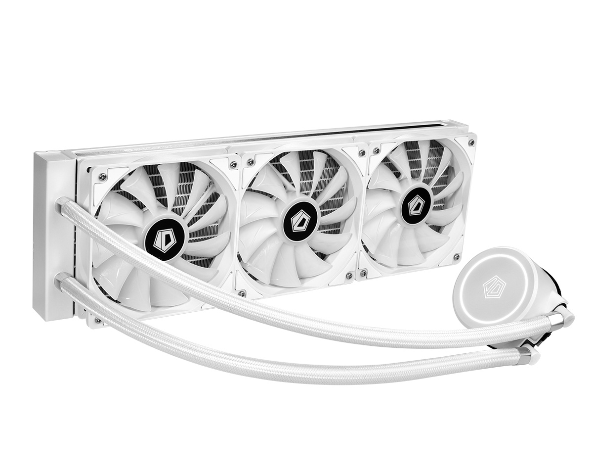 ID-COOLING AURAFLOW X 360 SNOW AIO WATER COOLING - Snow White Design