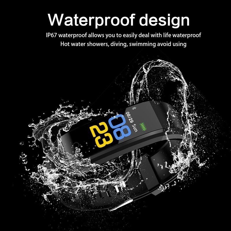 ID115 Plus Smart Bracelet Bluetooth 4.0 Fitness Tracker Pedometer