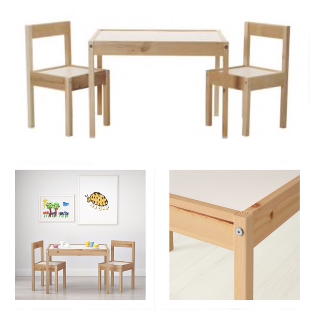 Ikea Children &rsquo;s Table With 2 Chairs