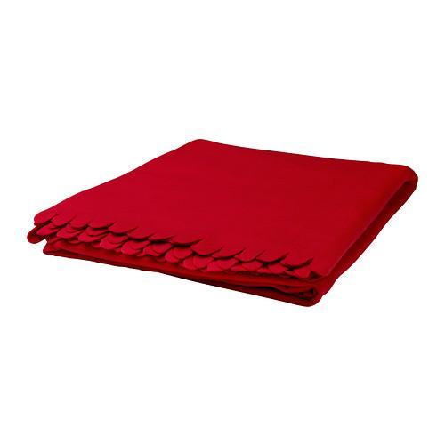 IKEA Polarvide Throw (Red, Fleece, (end 10/20/2020 4:13 PM)