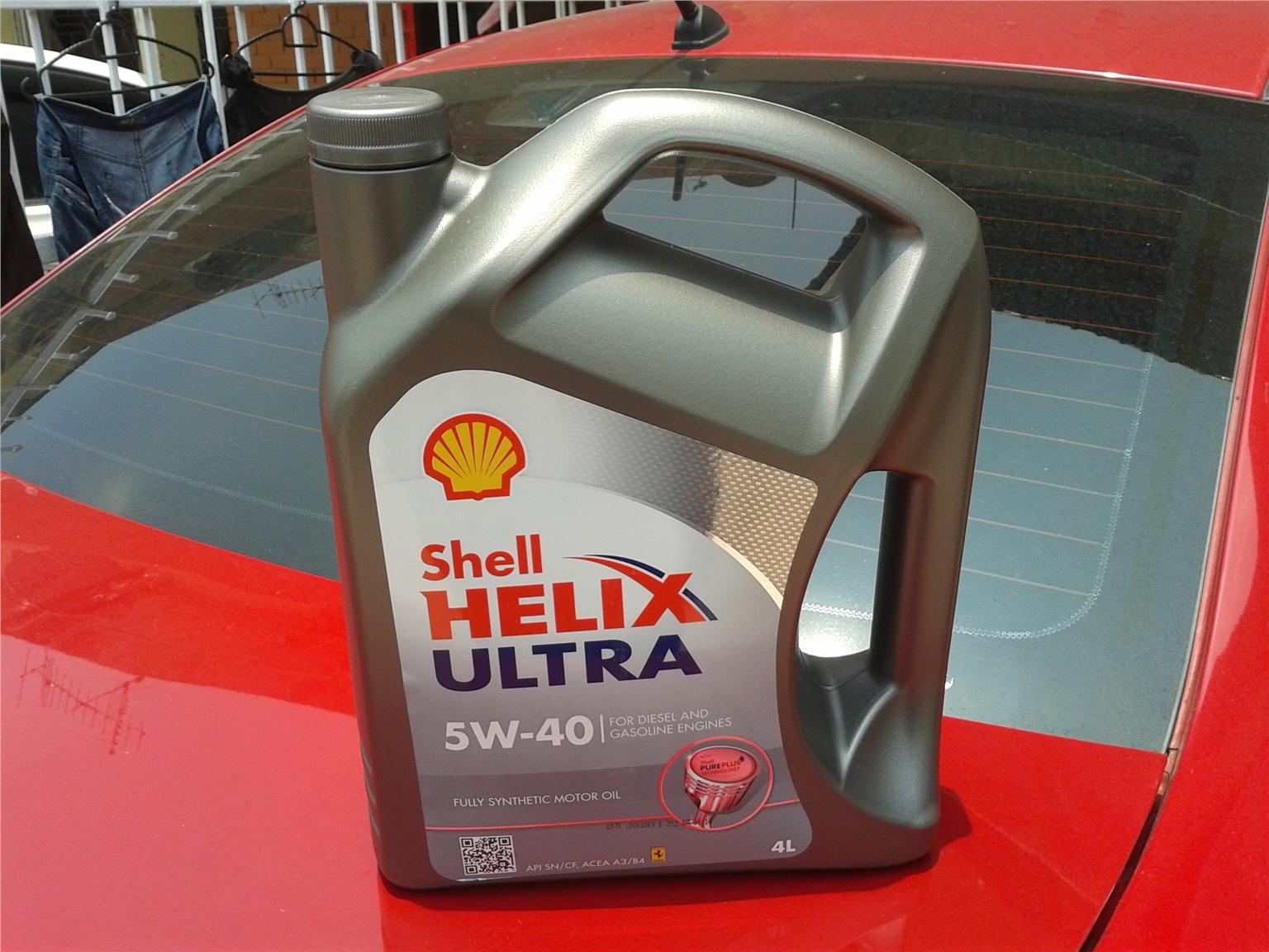 Фото shell helix ultra 5w40