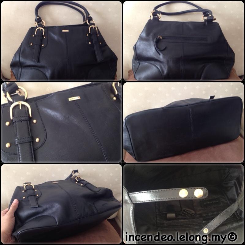 Incendeo Authentic Annapelle End 10 23 2017 7 34 Am Incendeo Authentic Annapelle Black Leather Handbag For Las