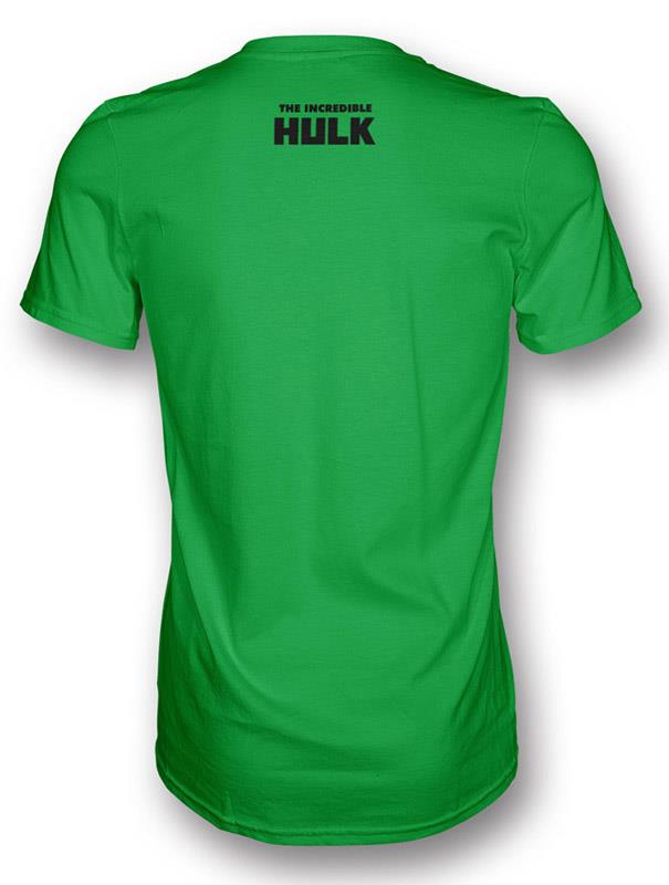The Incredible Hulk Face Green T-shirt