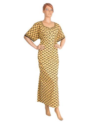 Indian Style Cotton Nighty Indian Style Cotton Nighty