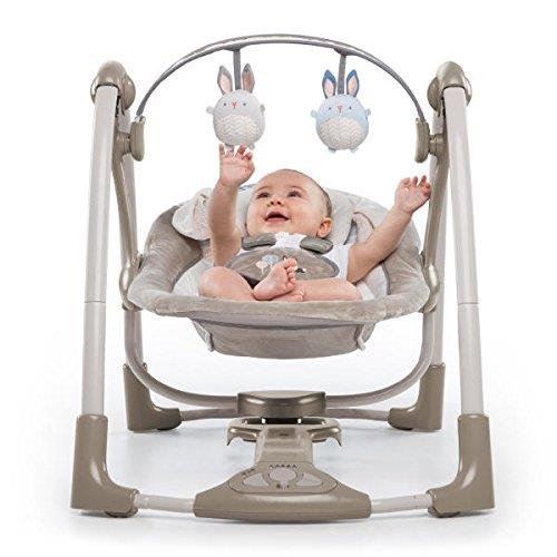 Ingenuity True Speed Technology Power Adapt Portable Baby Swing