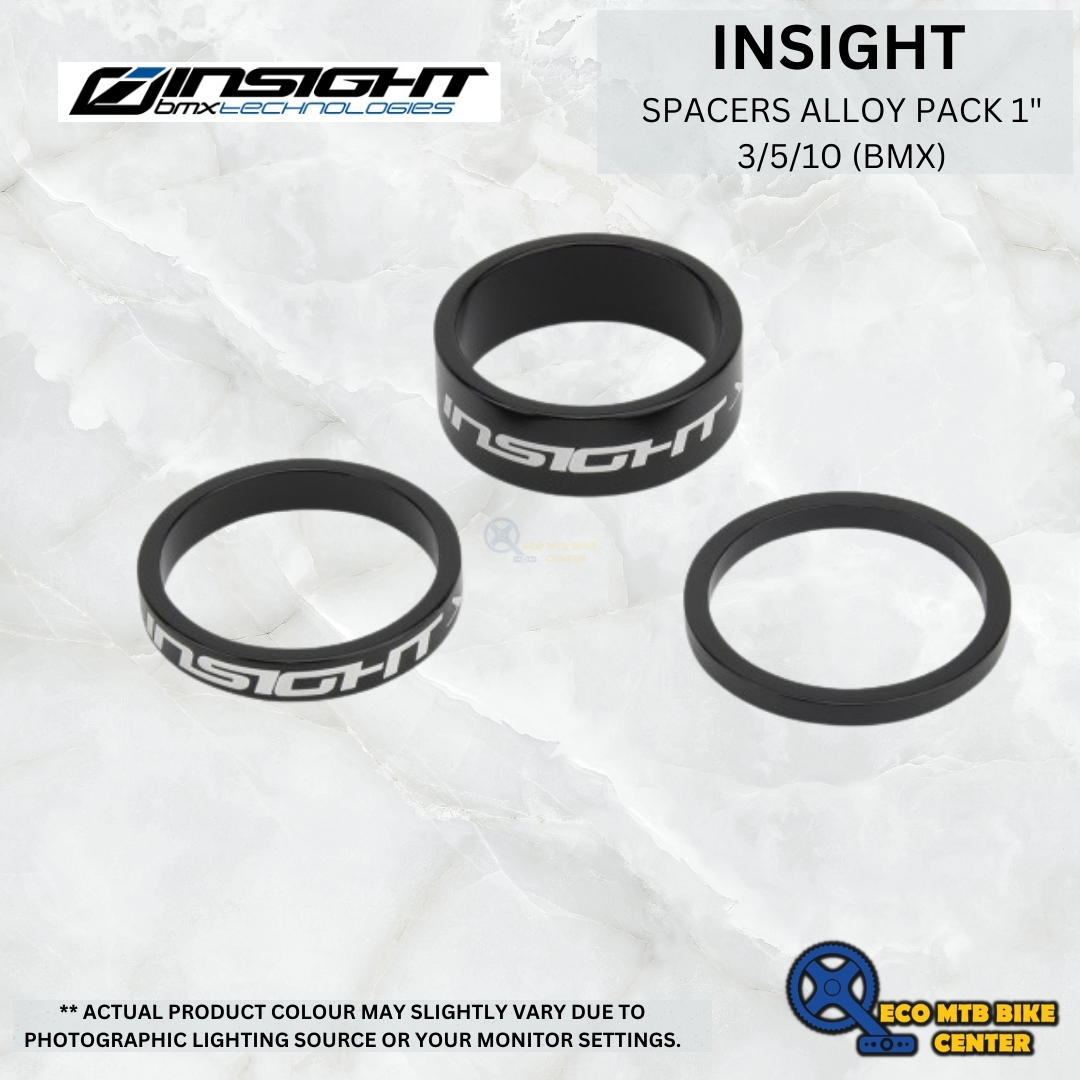 INSIGHT SPACERS ALLOY PACK 1&quot; 3/5/10 (BMX)
