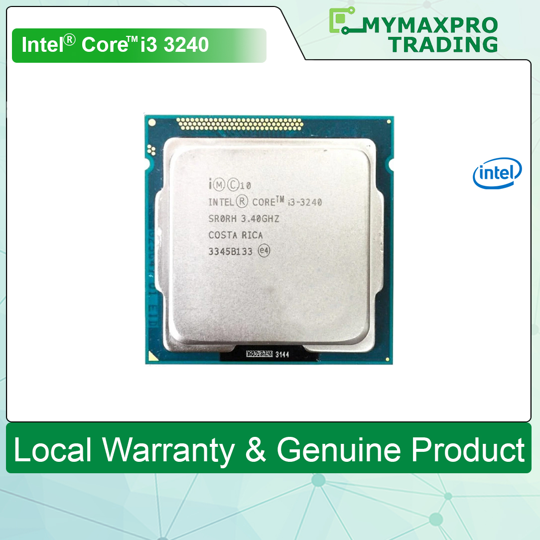 Intel Core i3-3240 Processor 3.40GHz 2Cores 3MB 5GTs LGA1155