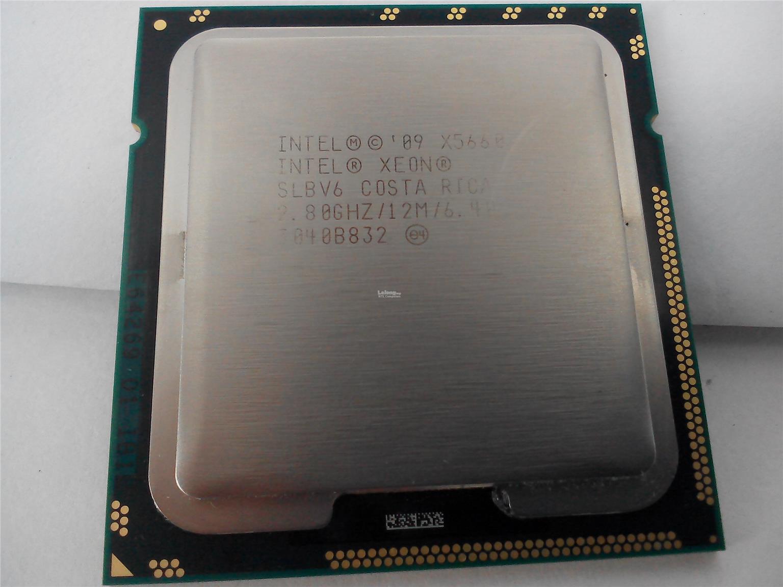 Intel Xeon Processor X5660 (12M Cache, 2.80 GHz, 6.40 GT/s Int (SLBV6)
