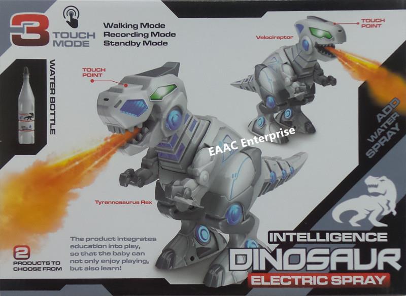 Intelligence Dinosaur 3 Touch Mode Recording Cool Lighting Blow Water