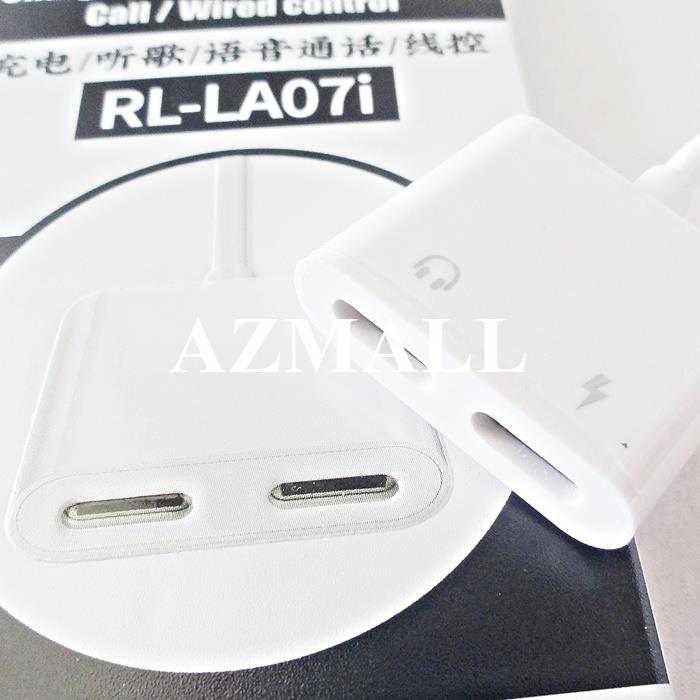 (iOS 13) Dual Lightning Port Headphone+ MIC+ Charge Adapter iPhone 11