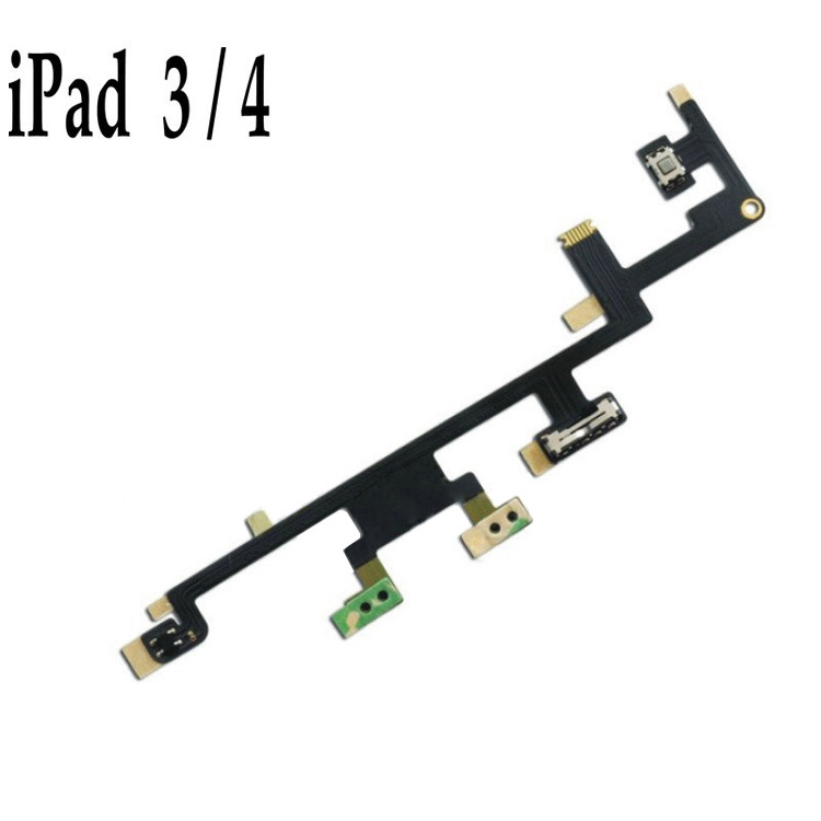 LOT OF 3 Power On//Off Volume Control Flex Ribbon Cable Part for Apple Ipad 2
