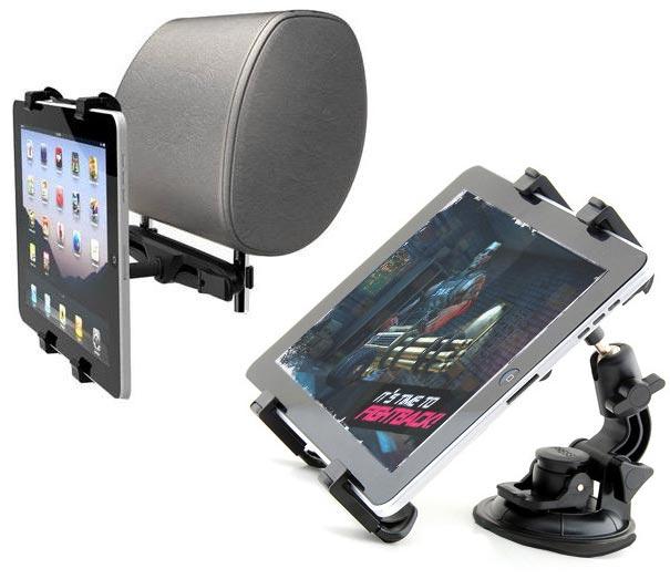 iPad Samsung Tablet Universal Car Windshield  &amp; Headrest Mount Holder