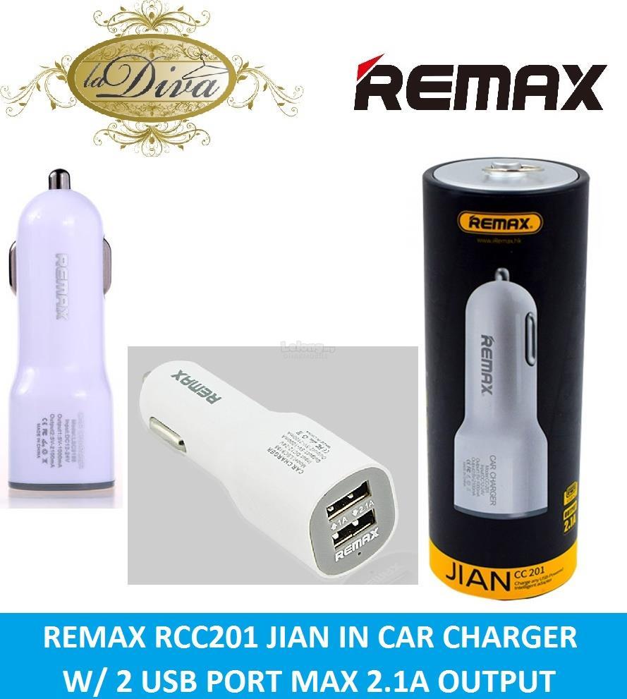 Iphone Samsung Asus REMAX RCC-201 2 SB Port Fast Car Charger Adapter