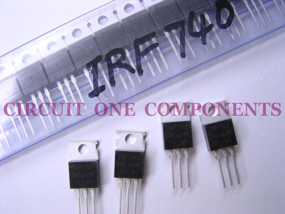 IRF740 N-Channel MOSFET 10A 400v - Each