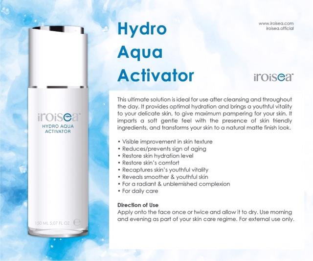iRoisea Hydro Aqua Activator | 50ml / 120ml | Hydrating | Anti-Aging |