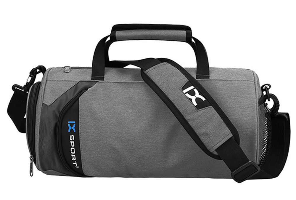 IX Fitness Sport Bag Gym Messenger Beg with Shoes Compartment Waterproof Trave