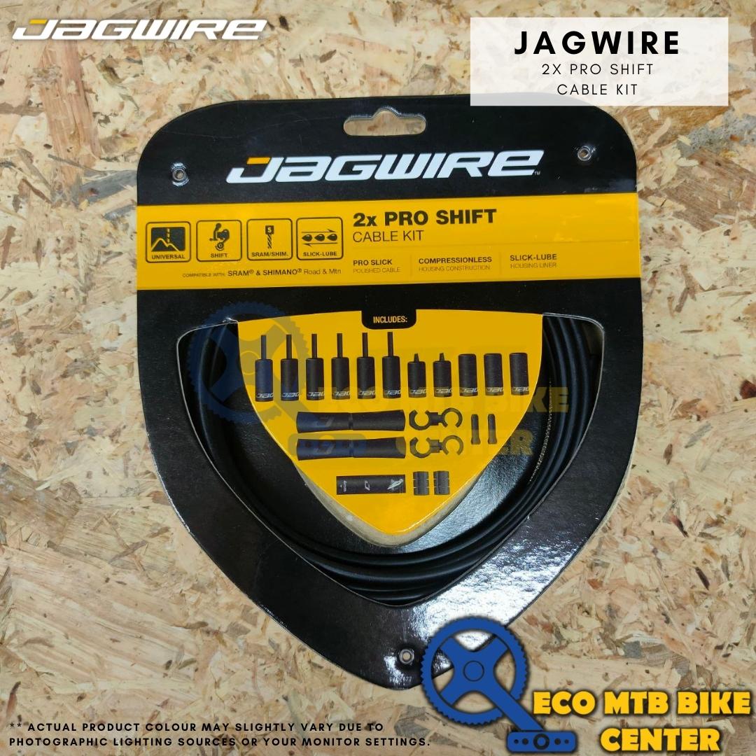 JAGWIRE 2X PRO SHIFT CABLE KITS (PCK 509 STEALTH BLACK)