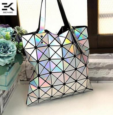 geometric folding bag