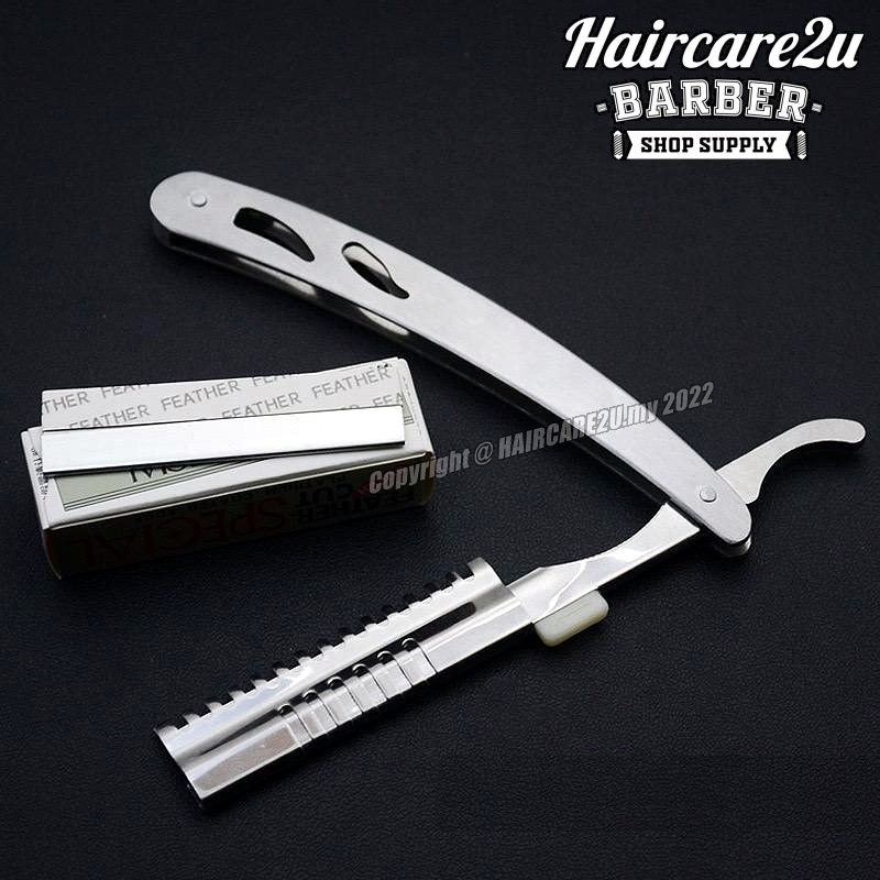 Japan Feather Cut Stainless Steel Razor Shaver Folding Shaving Knife