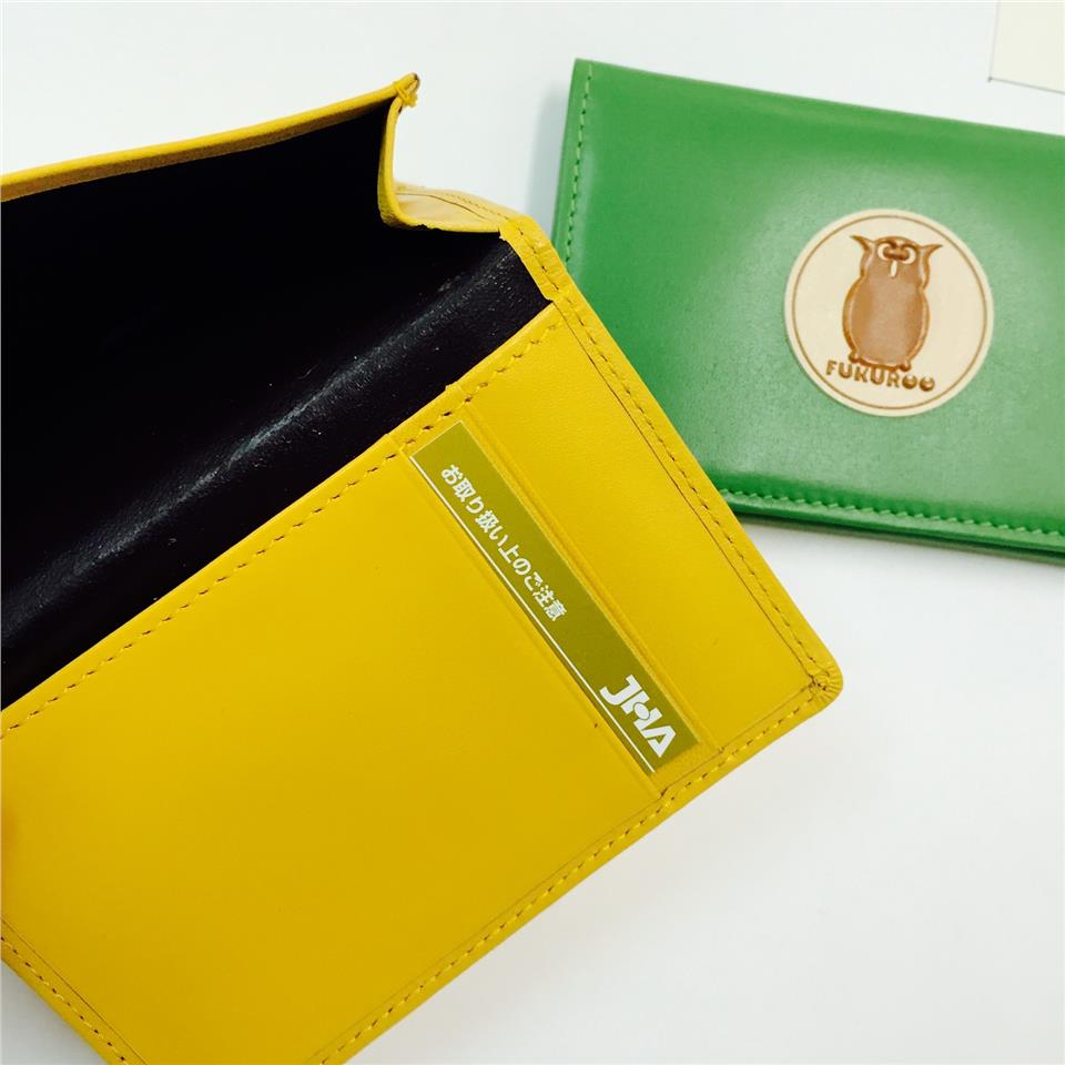Japan Imported Genuine Cow Leather Business Name Card Holder Case