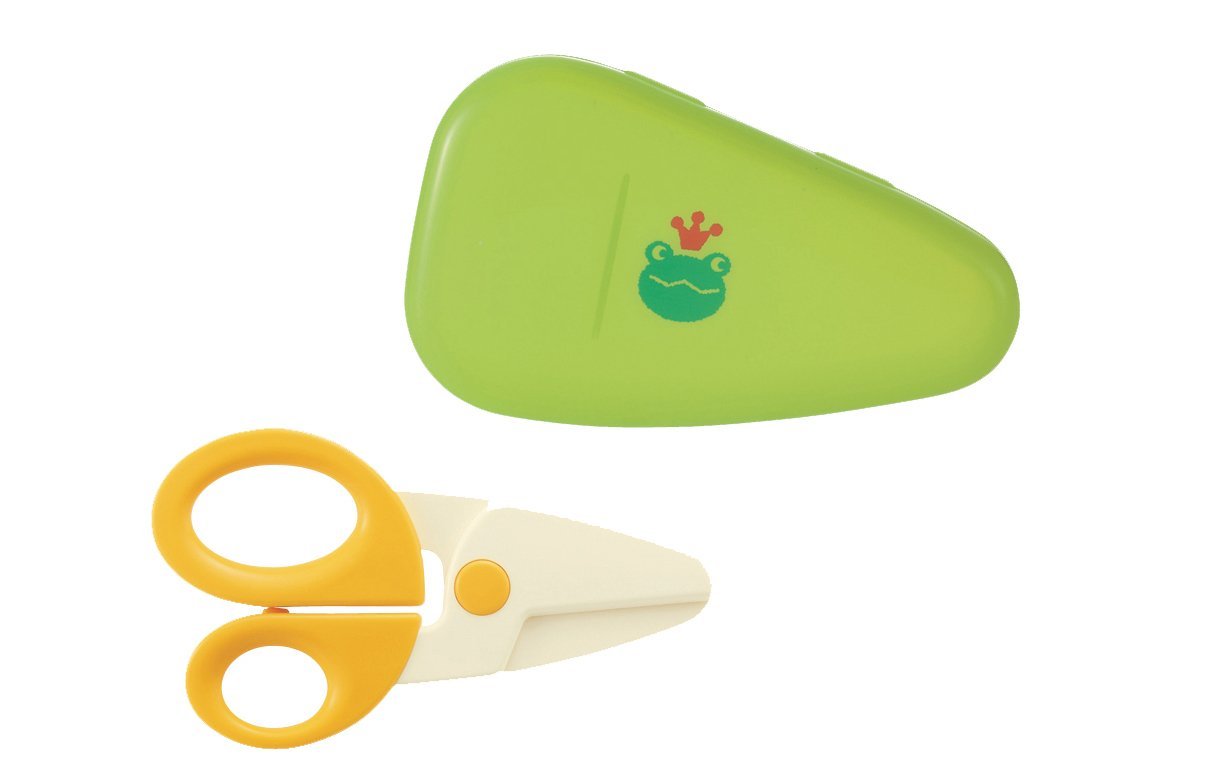 Japan Richell Baby Food Sicssors Tool with Case