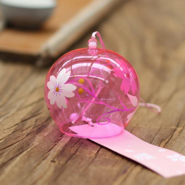 Japanese Glass Wind Chime Graduation End 8 29 2017 15 Pm Japanese Glass Wind Chime Graduation Gift Decor Pink Cherry Blossom 2