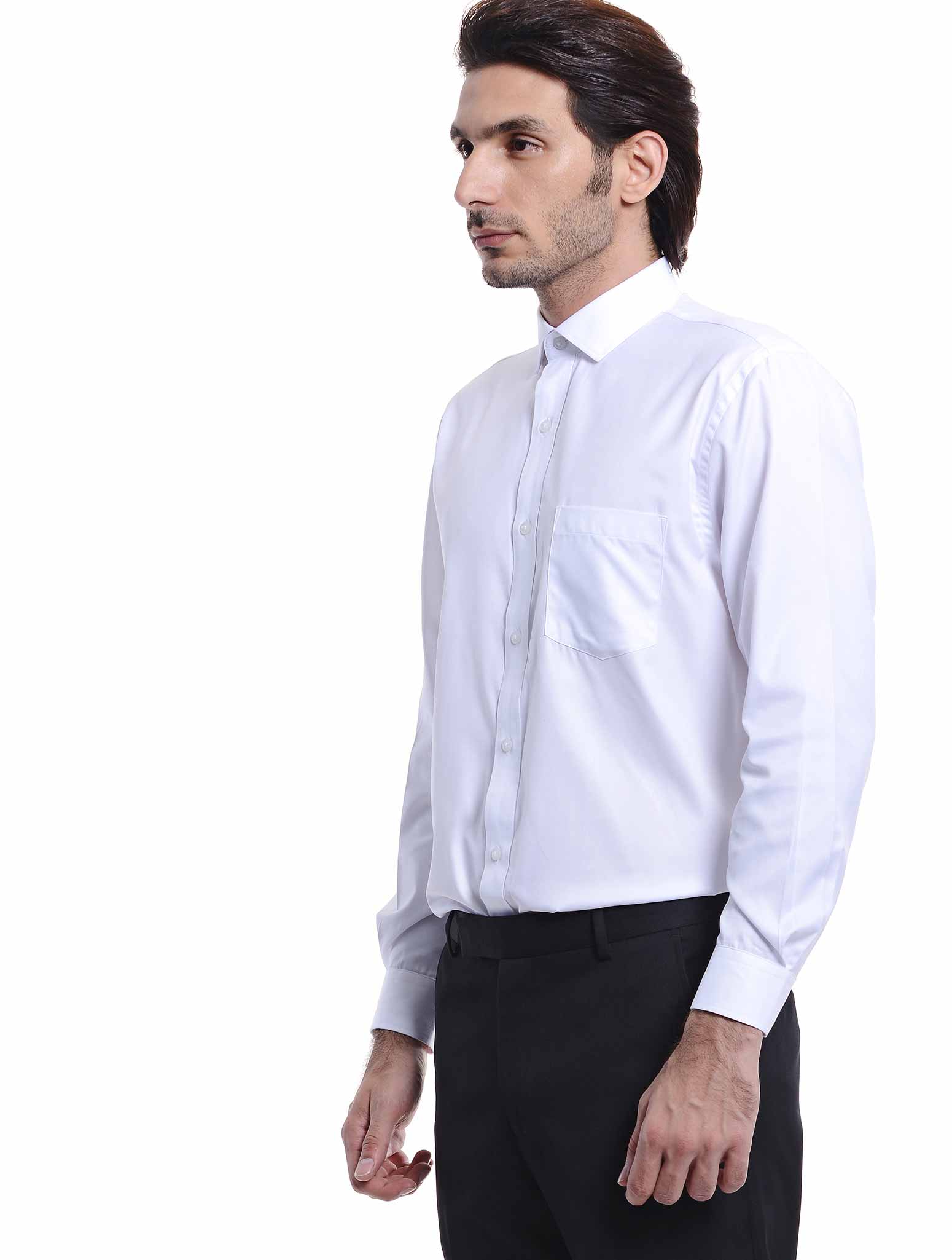 Jazz & Co Men Standard Size white long sleeve shirt