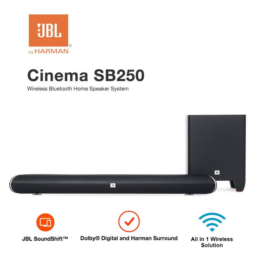 Cinema SB250  Wireless Bluetooth Home Speaker System