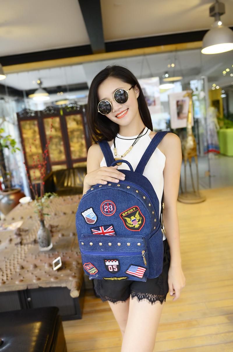 Jean Patches Travel Leisure Backpack Jean Patches Travel Leisure Backpack