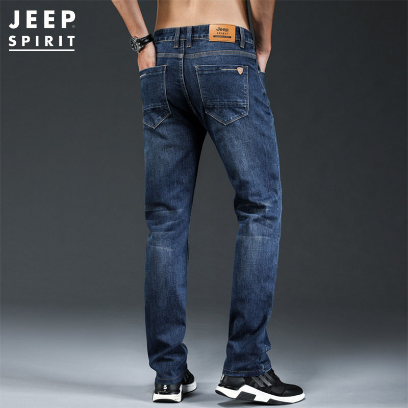 JEEP SPIRIT Jeans Men Straight Cut Seluar Jeans Lelaki Straight Cut