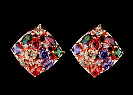 Jewelry Multi Color Swiss Cz Stone End 9 24 2017 10 45 Pm Jewelry Multi Color Swiss Cz Stone Paved Las Stud Earrings