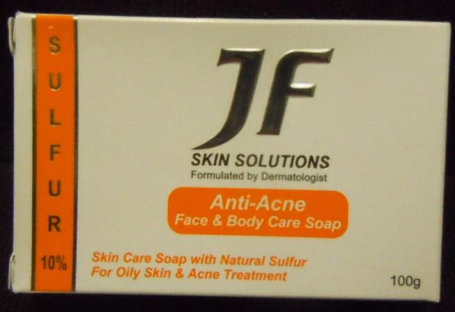 JF Skin Solutions Anti-Acne Face  &amp; Body Care Soap 100g