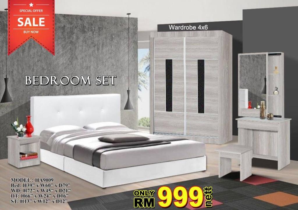 JUALAN murah bedroom set RM999 (end 12/11/2019 10:15 AM)