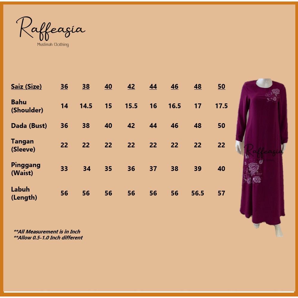 JUBAH LACE PATCH ROSE MODERN STYLE MATERIAL FUSAN LACE