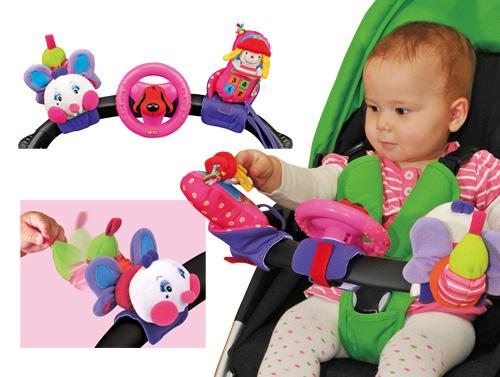 K's Kids Fairy Trio 3 in 1 Activity Toy- For Stroller, Cot, Wrist