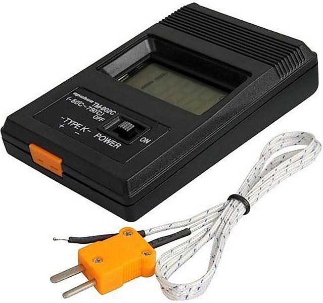K Type Digital LCD Thermometer + Thermocouple Probe