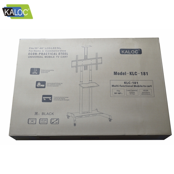 Kaloc Telescoping Sliding Height Adjule Floor Stand Tv Carts For 5