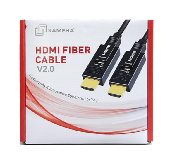 KAMEHA HDMI M TO HDMI M FIBER V2.0 CABLE 25M (KA140)