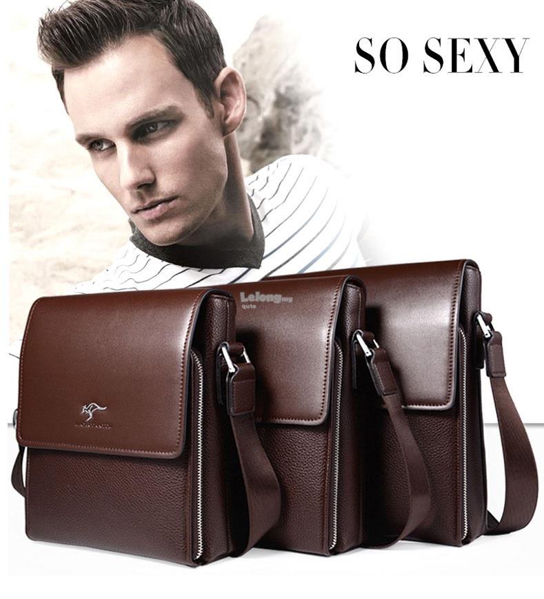 Kangaroo Kingdom 2018 Leather Messenger Bag For Men