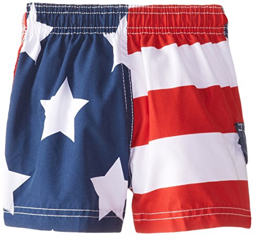 boys american flag swim trunks