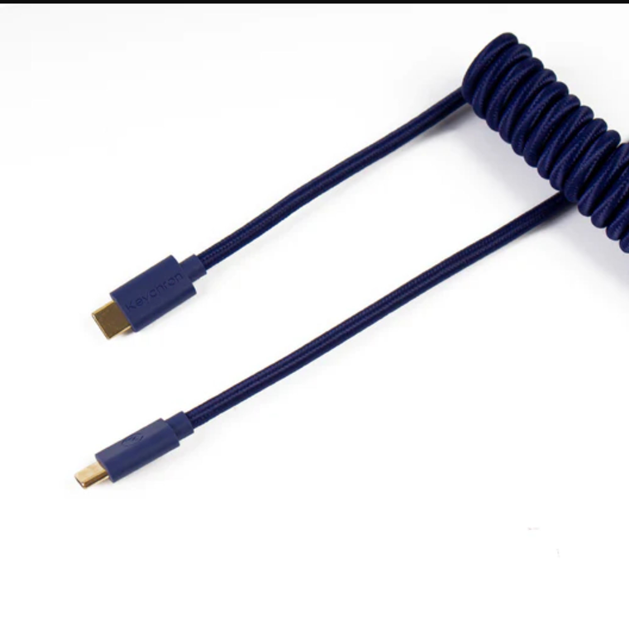 KEYCHRON COILED AVIATOR CABLE - BLUE - CAB-L